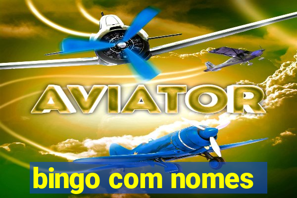 bingo com nomes